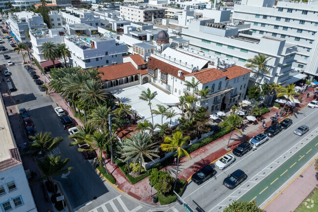 The Versace Mansion is the only single family home left on Ocean Drive in Lummus Park.