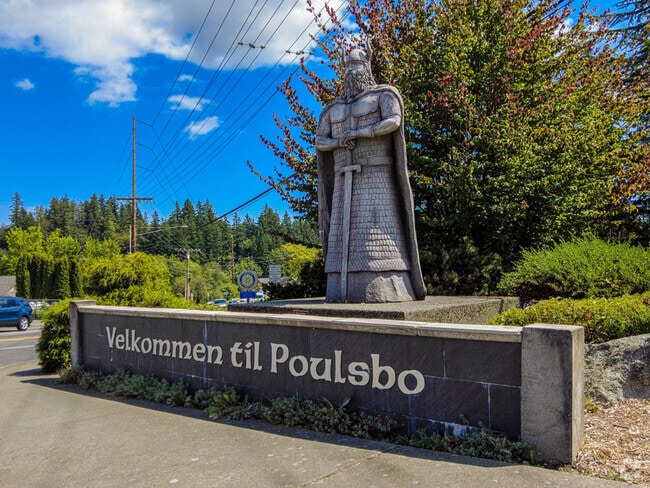 Nearby downtown Poulsbo celebrates its Viking history.
