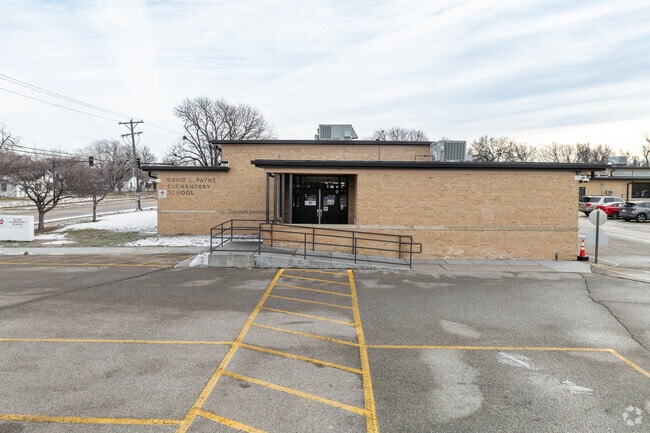 This is the main entry for Payne Elementary School.