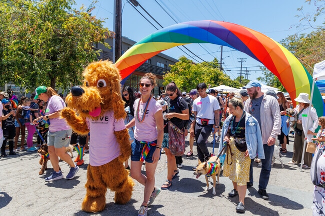Dogs and their families are invited to Doggy Pride Parade in West Berkeley.