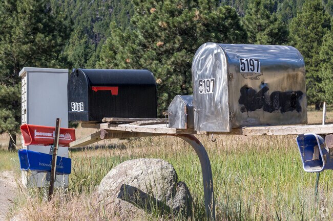 Mailboxes in the Gulches neighborhood.