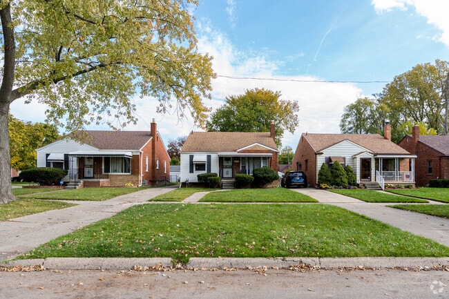 Homes line the streets as far as the eye can see in the Evergreen Outer Drive neighborhood.