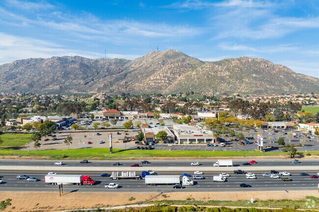 The 60 freeway is north of the Butterfield.