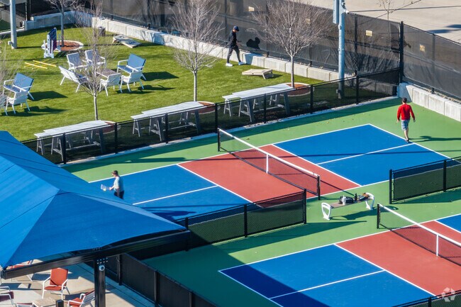 Bicentennial Park is the place to go for pickleball matches.