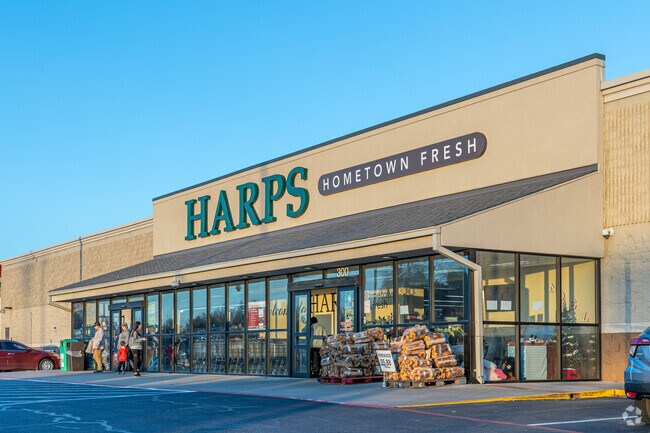 For larger grocery trips, Decatur residents go to nearby Gentry and it's Harps Food Store.