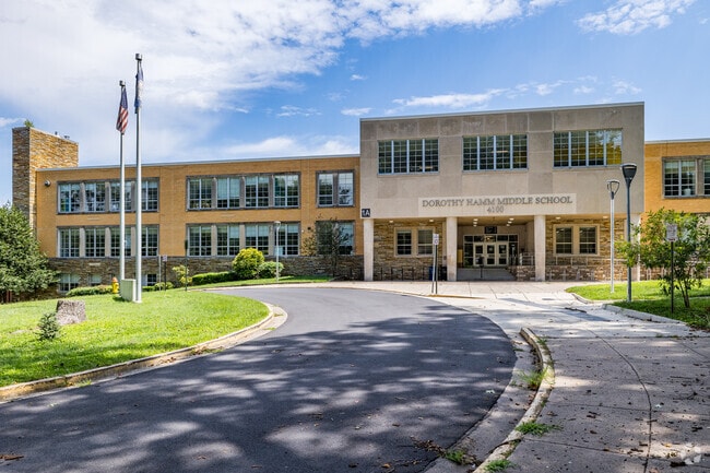 Experience academic excellence at Dorothy Hamm Middle School near Colonial Village.