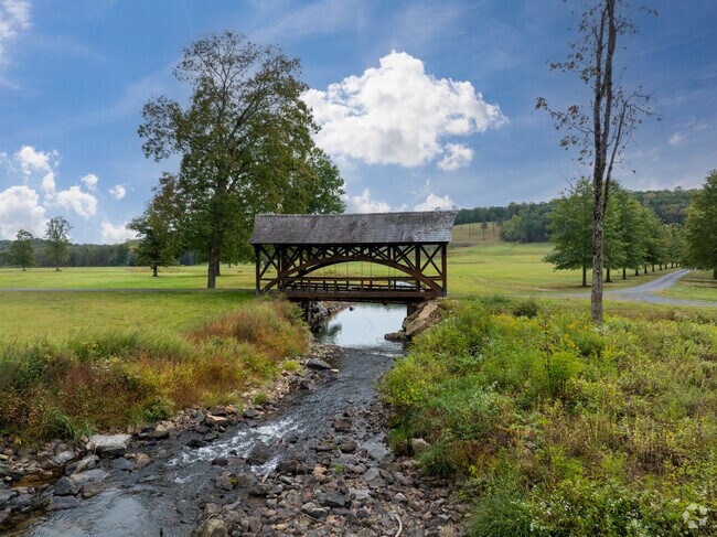 Bear Creek adds to South Manheim’s scenic countryside with peaceful mountain views and rustic charm.