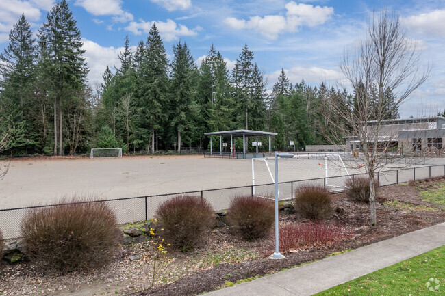 Rachel Carson Elementary School soccer field.