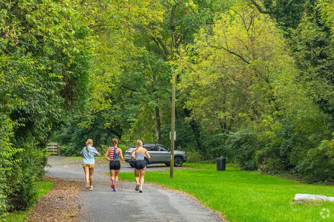 Locals love to get out and go for a jog through the scenic Quittie Creek Nature Park.