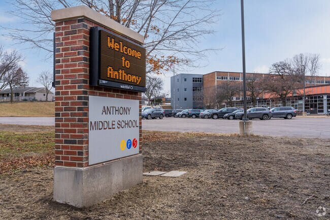 Anthony Middle School is located adjacent to Kenny Park and Kenny Community School.