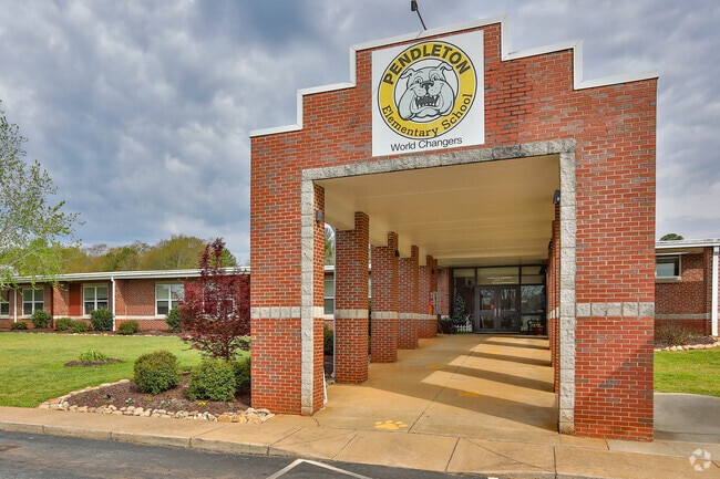Pendleton students begin their journey at Pendleton Elementary School.