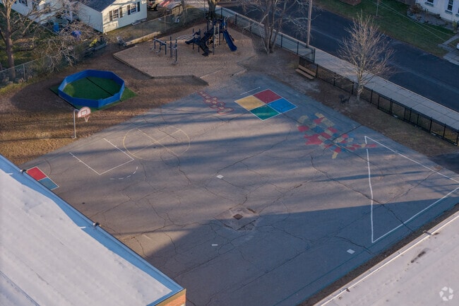 The spirit of educational partnerships and play are at Kent Heights Elementary School.