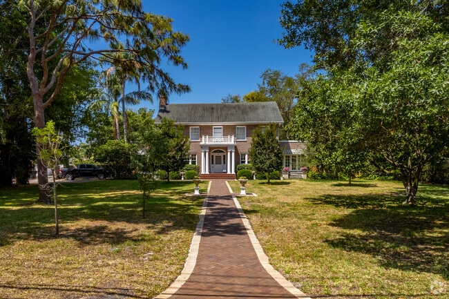 A Colonial home adds charm to the Pasadena On The Gulf neighborhood.