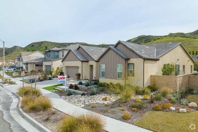 Canyon Country homes are often right up on the surrounding hills and mountains.