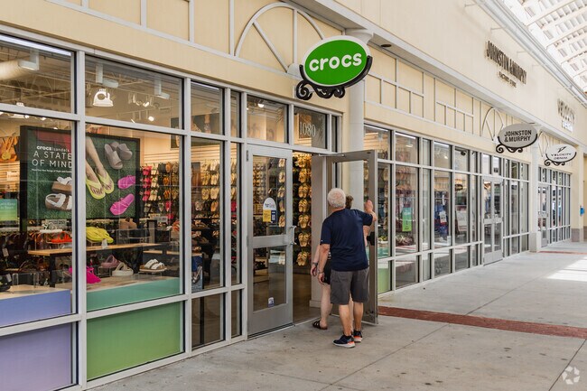 Tanger Outlets in North Charleston is a popular spot for shopping near Charleston Heights.