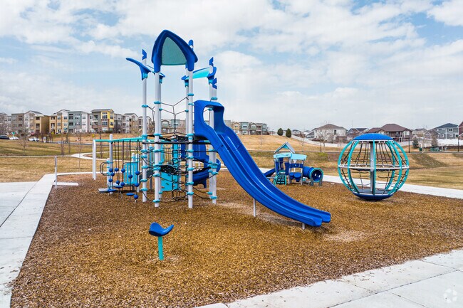 Children love the playgrounds in The North District.