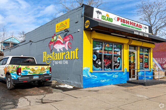 The Island Fish Head in Clay Arsenal, Hartford, CT.