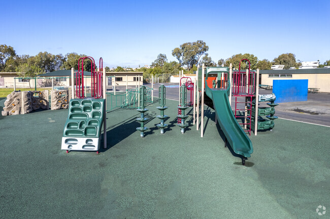 Turtleback Elementary's playground provides a fun environment for students in  San Diego, CA.