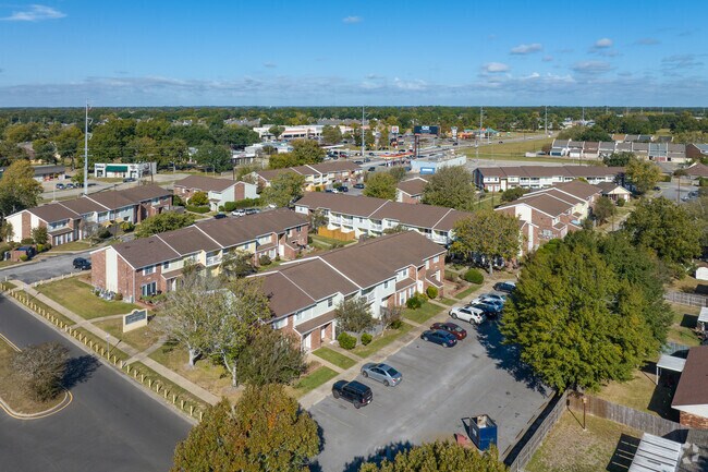 Many in Arnould Heights opt to live in townhomes rather than houses.
