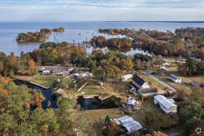 Cross has unique styles of homes on the water.