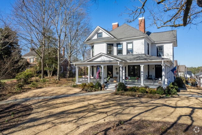 Historic homes can be found in the downtown area.