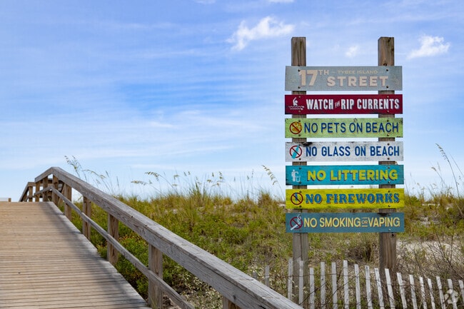 Beach access is minutes away for Tybee Island homeowners.
