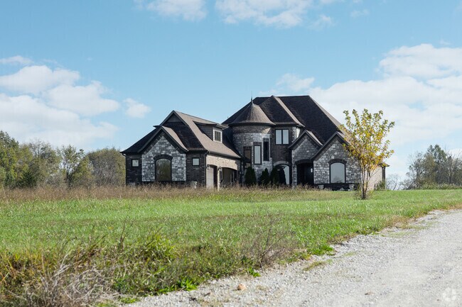 West Springfield’s countryside includes high-end homes with elegant stone exteriors.
