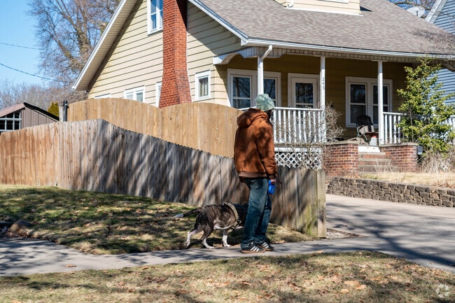 Residents of Firestone Park enjoy the walkable sidewalks.