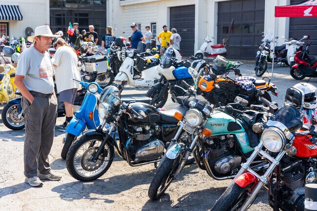 Celebrate moto culture at the annual Mods n Rockers event in Lynchburg each September.