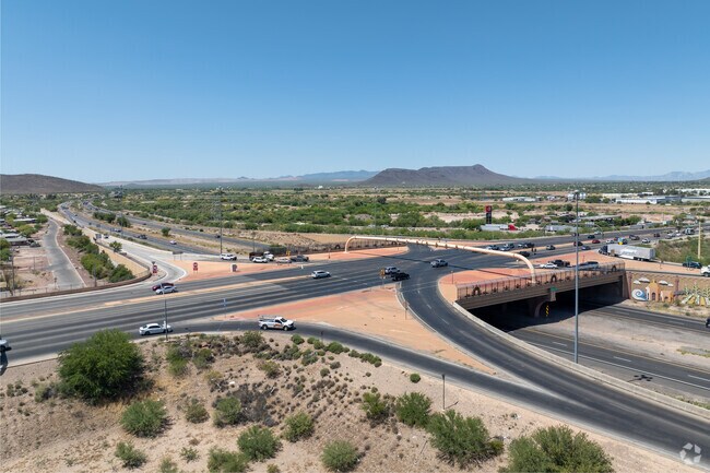 I-19 serves as the main thoroughfare to Mexico, with Nogales being one hour away.