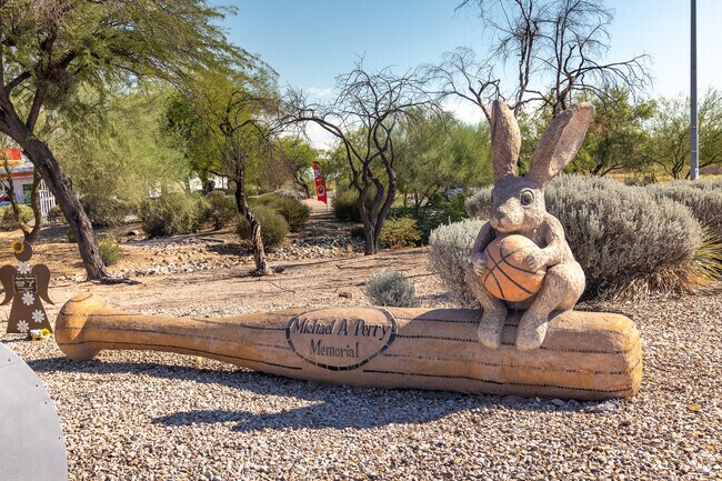Michael A. Perry Memorial Park features monuments and open spaces for Lakeside Park locals.