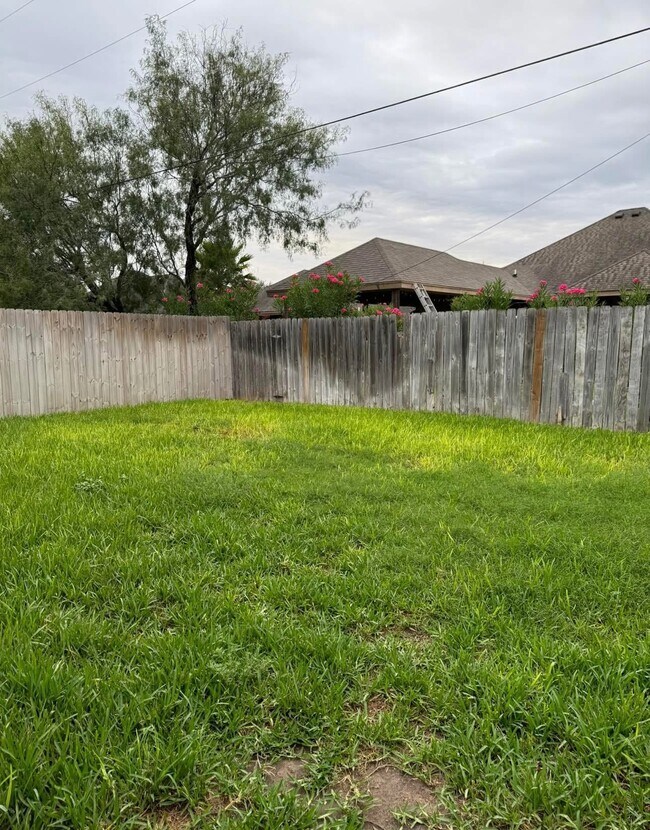 Private backyard 32ft X 37ft