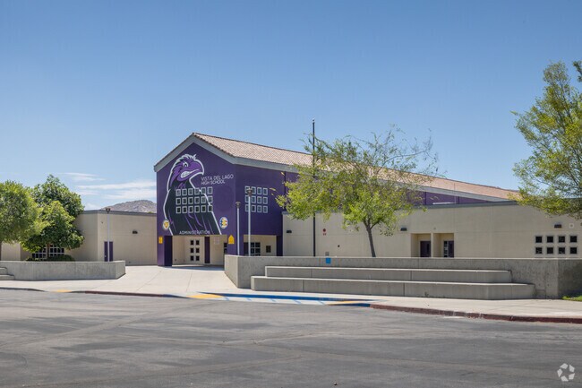 Students from Hendrick Ranch can easily attend Vista Del Lago High, located just a short drive away, offering a wide range of academic programs, sports, and extracurricular activities.