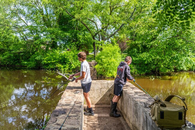 Strawbridge Lake is a popular fishing spot for Moorestown-Lenola locals.