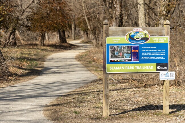 Stinson Creek Trail Park provides hiking trails, and streams for fishing.