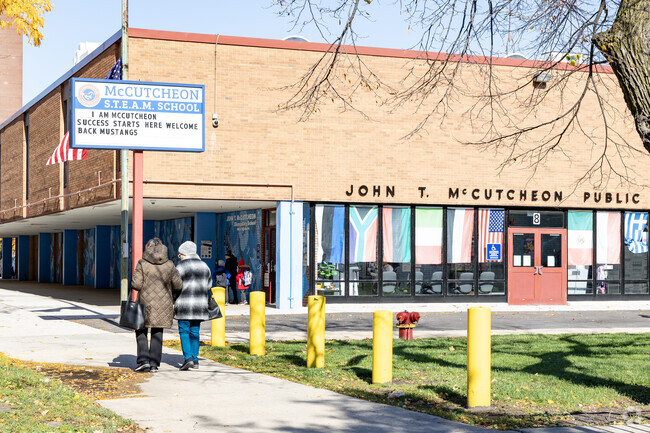 Mccutcheon Elementary School welcomes students from the near by Margate Park neighborhood.
