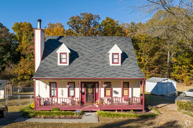 Craftsman homes in Hootstown feature picturesque front porches.
