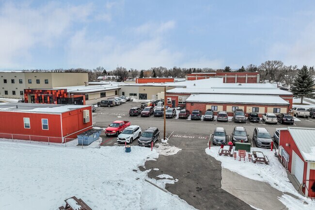 Three Forks High School, Middle School and Elementary School are all located on the same campus.