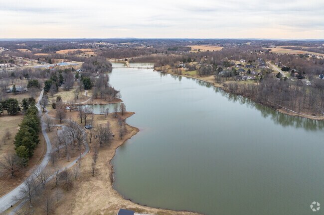 Nearby Freeman Lake is a popular spot for boating and fishing.