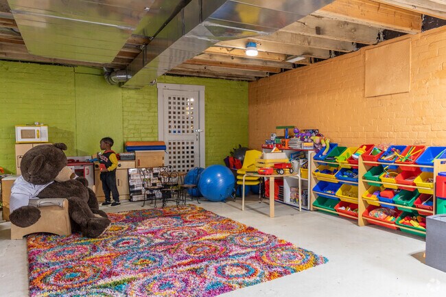There is a home schooling space within the Homework House in Highland Park.