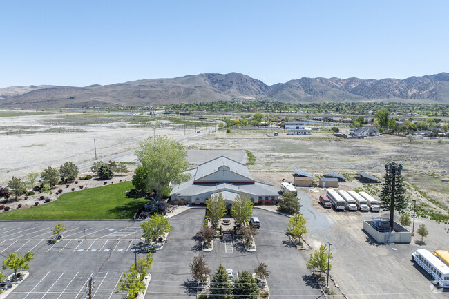 A view of Lighthouse Baptist Academy facing East.