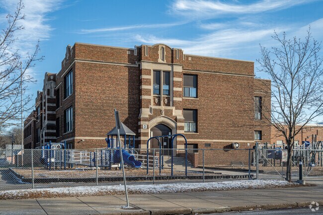 Willow River Elementary runs along 4th street near St. Croix Street.