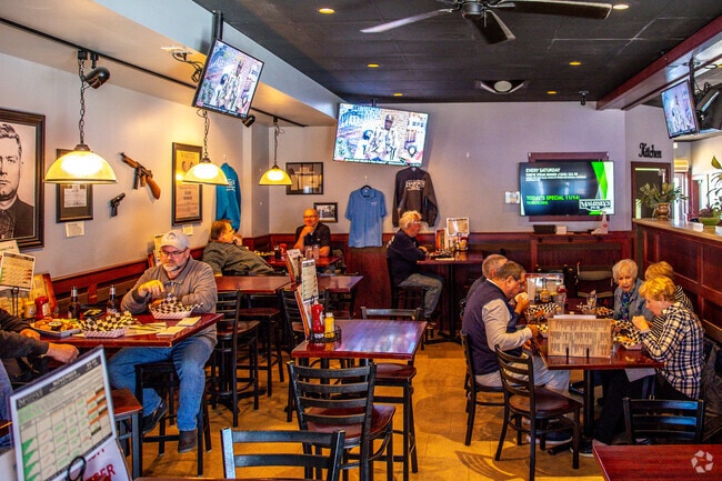 Maloney's Pub offers daily lunch specials and always has cold drinks ready.