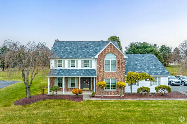 Modern home designs with Colonial details can be found throughout Bushkill Township.