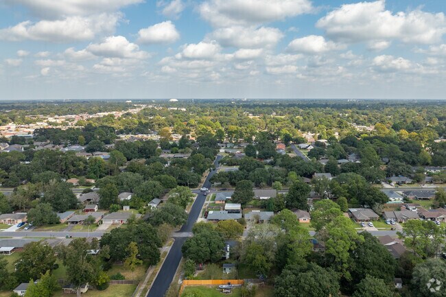 The Broadmoor neighborhood is lush with vegetation.