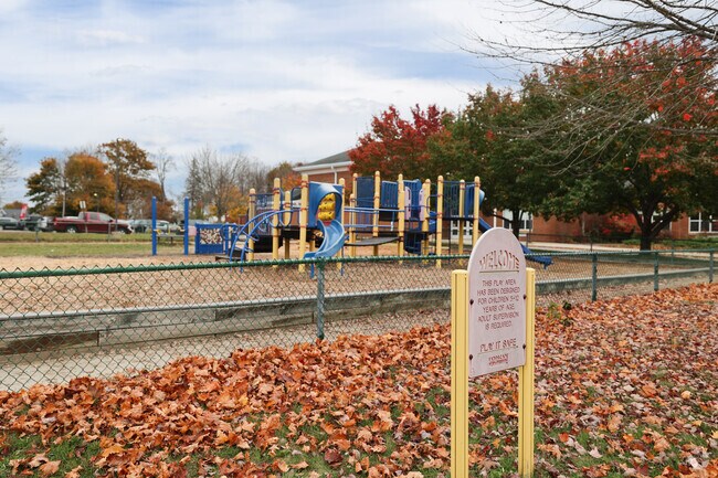 Meetinghouse Elementary provides a park for children to play during recess.