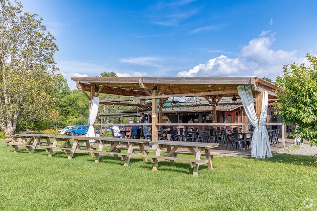 Brasstown residents head to The Crown Restaurant for a wonderful dinner made with organic food.