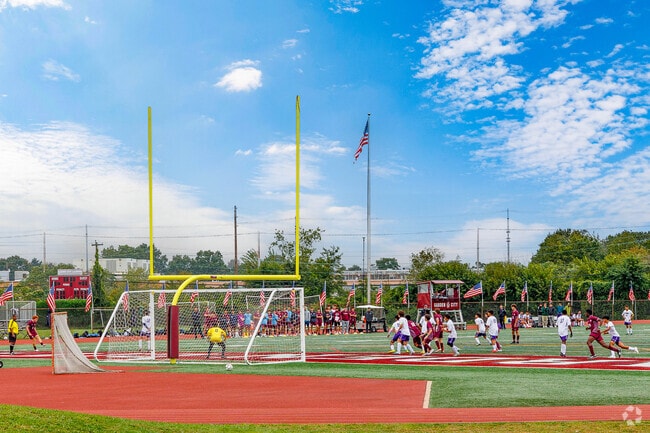 Some residents of New Hyde Park attend school at nearby Garden City High School.