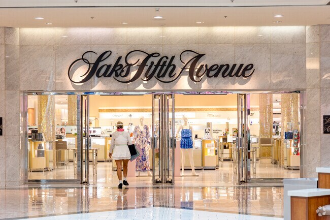 Saks Fifth Avenue is present at the Gardens Mall near Frenchman's Creek.