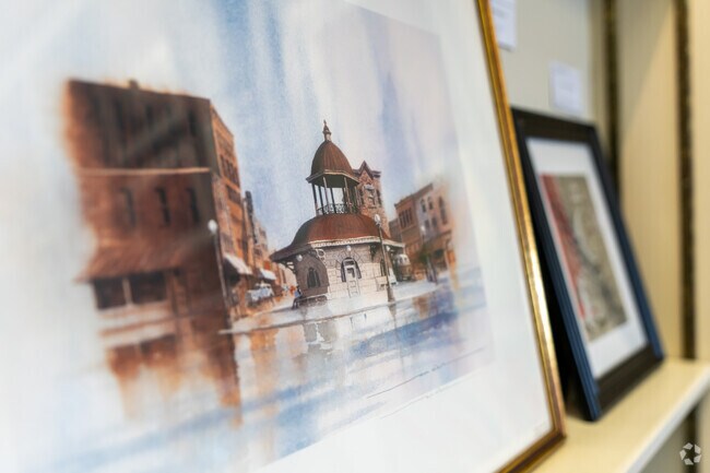 A beautiful painting of the Transfer House can be seen at Gallery 510 near Jasper Park.